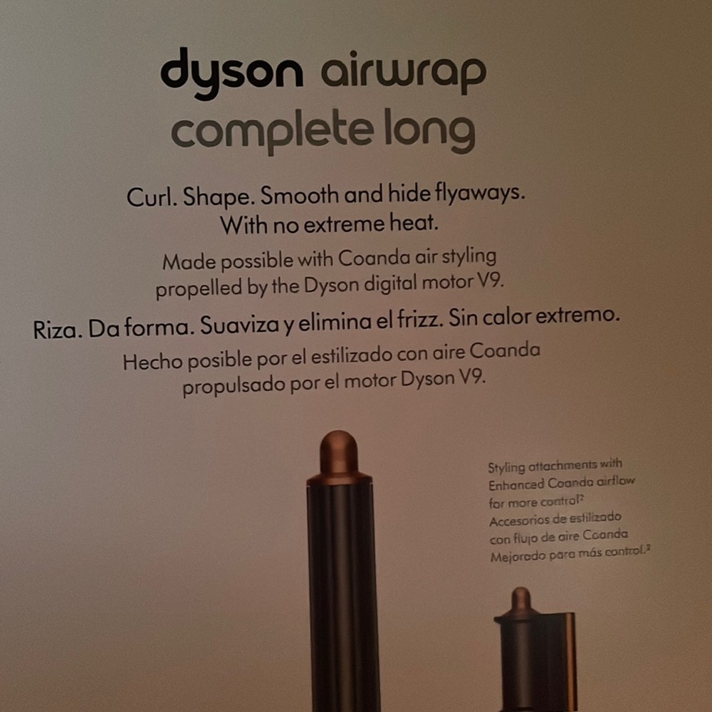 BRAND NEW DYSON COMPLETE LONG AIRWRAP